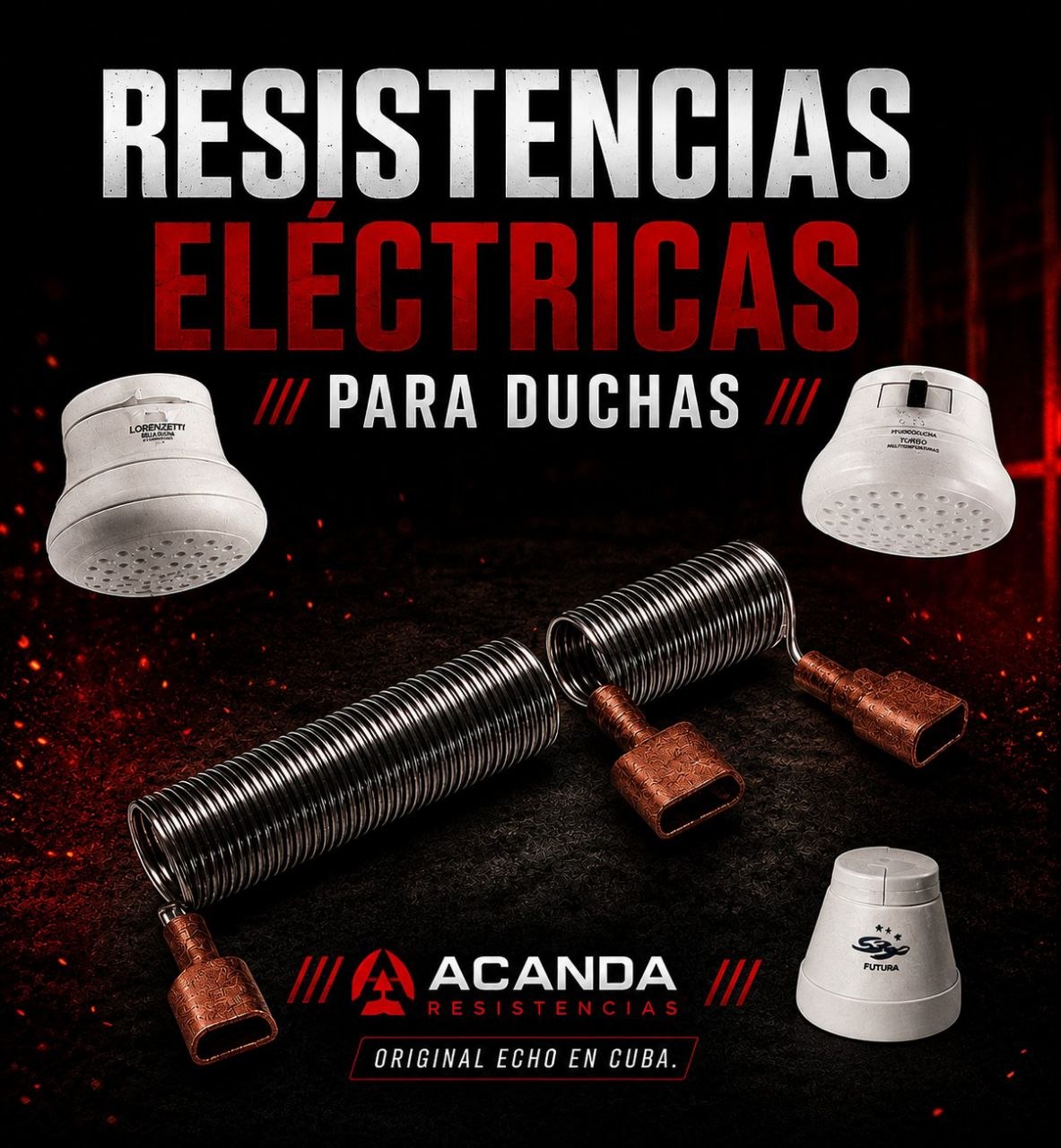 Resistencias para duchas Lorenzetti y Futura