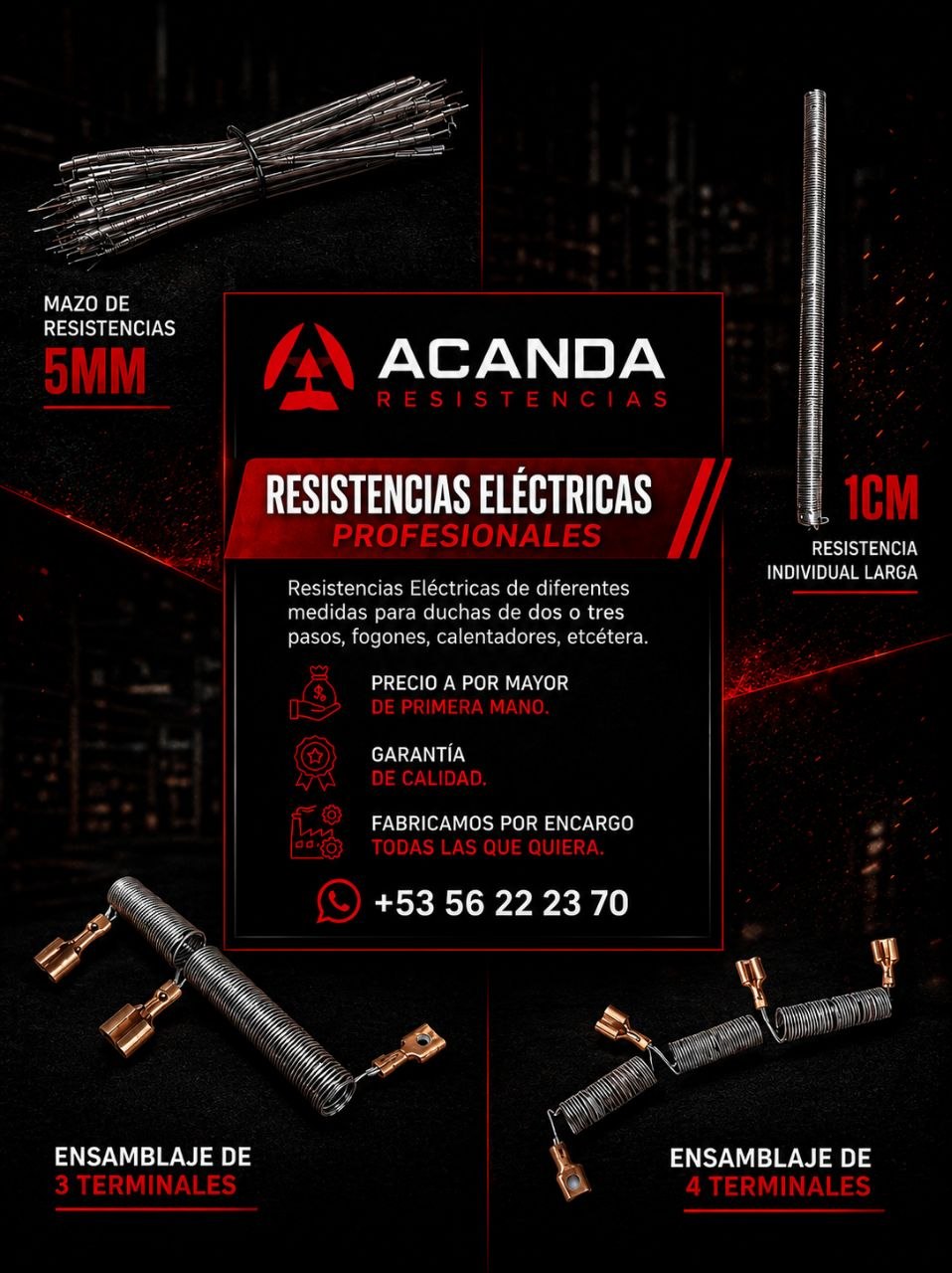 Ensamblaje de terminales profesionales